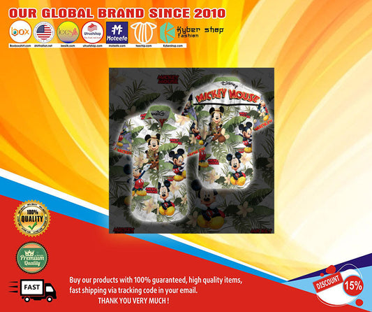 Mickey Mouse Hawaiian Shirt, Hawaiian Shirt Gift, Christmas Gift