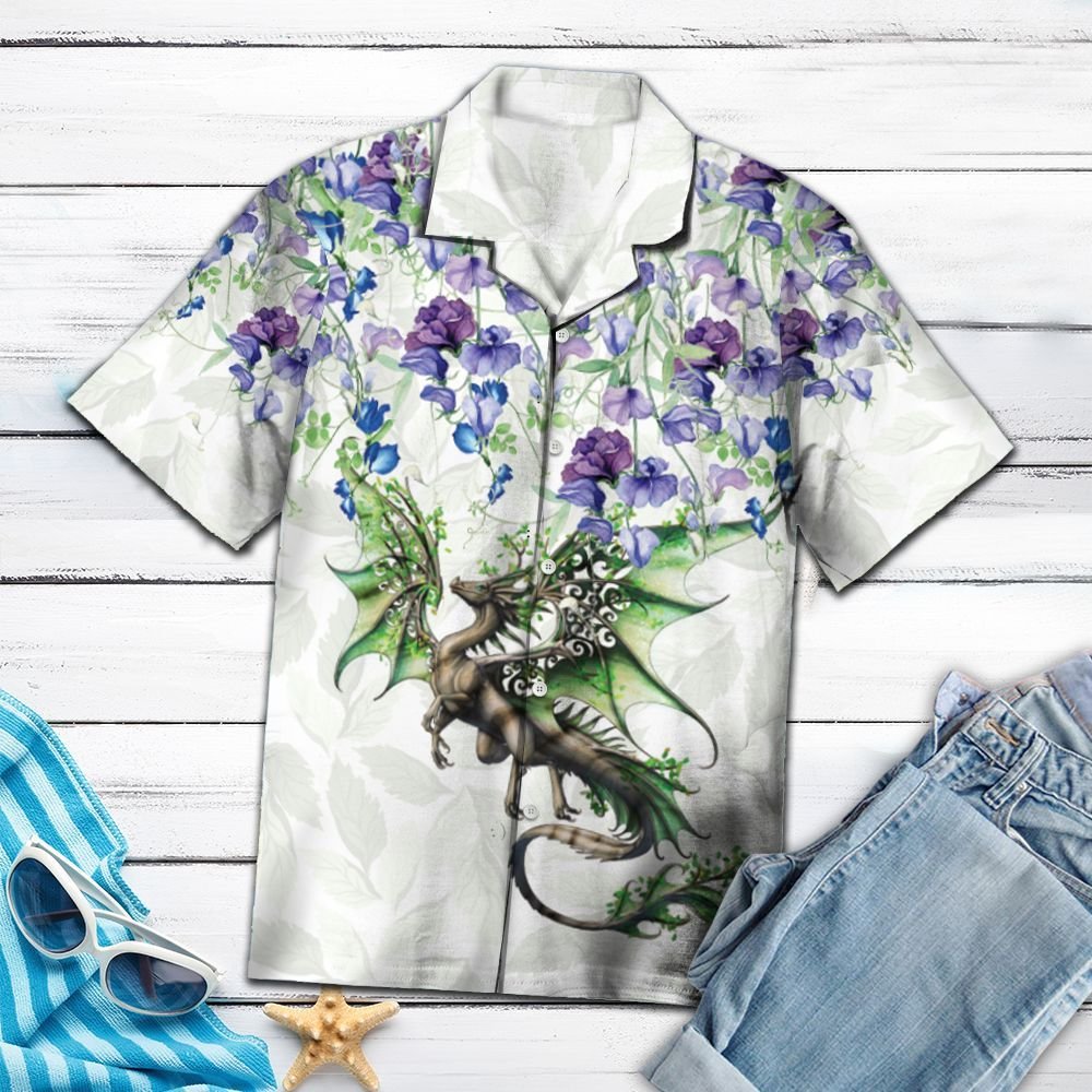 Dragon Flower - Hawaiian Shirt_Hawaiian Shirt Gift, Christmas Gift