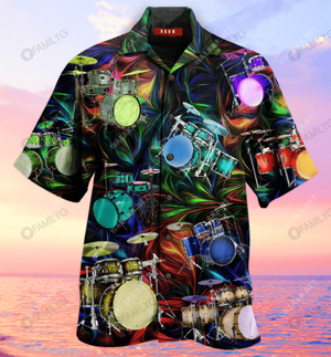 Amazing Drum Unisex Hawaiian Shirt, Hawaiian Shirt Gift, Christmas Gift