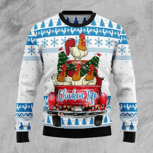 Chicken Life Ugly Christmas Sweater,Christmas Ugly Sweater,Christmas Gift,Gift Christmas 2022
