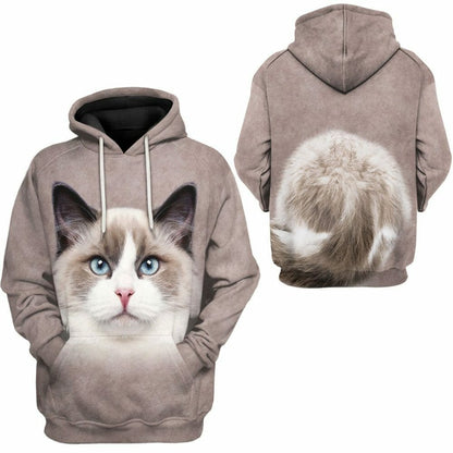 Éadaí Cochaillín Tléine Ragdoll Cat 3D