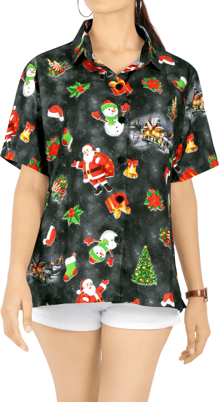 Lovely Snowman And Christmas Design Hawaiian Shirt, Hawaiian Shirt Gift, Christmas Gift