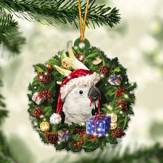 Cockatoos and Christmas gift for her gift for him gift for Cockatoos lover ornament,Christmas Gift,Christmas Decoration