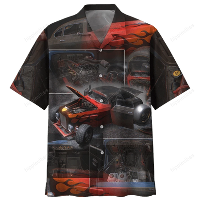 Hot Rod Tá Sé In Am don Seó Dear Léine Haváís, Bronntanas Léine Haváís, Bronntanas Nollag