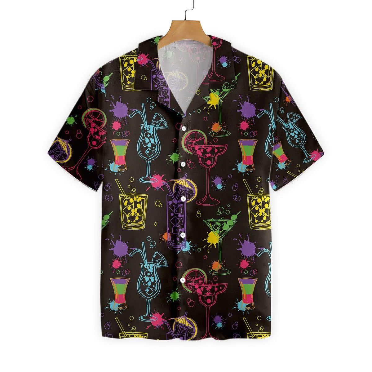 Colorful Cocktails Cool Summer Tastes Hawaiian Shirt, Hawaiian For Gift