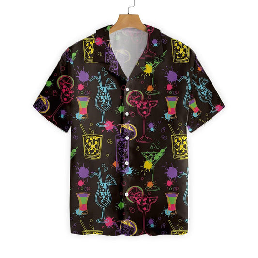 Colorful Cocktails Cool Summer Tastes Hawaiian Shirt, Hawaiian For Gift