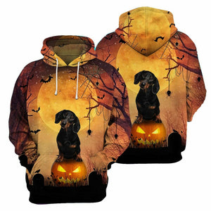 Dachshund Halloween - 3D All Over Printed Shirt Tshirt Hoodie Apparel
