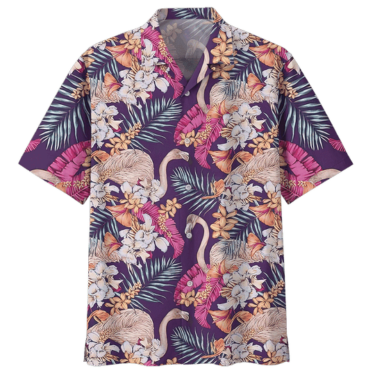 Beautiful Tropical Forest Pattern Hawaiian Shirt, Hawaiian For Gift