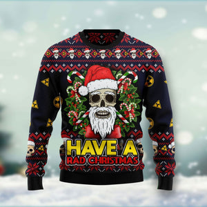 Skull Have A Rad Christmas Ugly Christmas Sweater,Christmas Ugly Sweater,Christmas Gift,Gift Christmas 2022