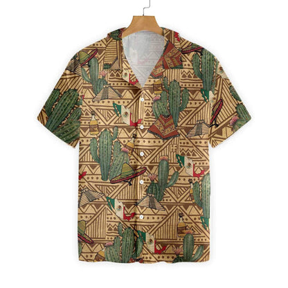 Mexico Symbols Vintage Awesome Background Design Hawaiian Shirt,Hawaiian Shirt Gift, Christmas Gift