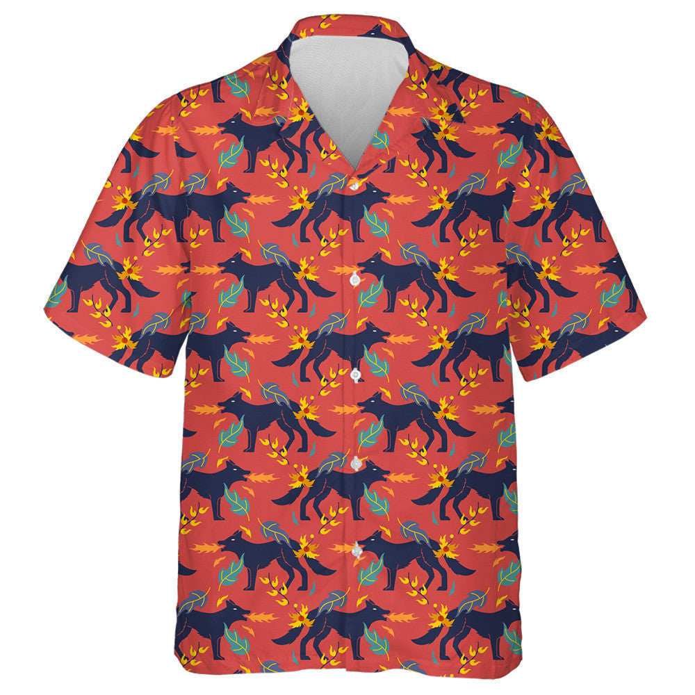 Cartún Mac Tíre Tine Agus Eilimint Bláthanna Léine Haváís, haváís don bhronntanas