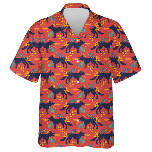 Cartún Mac Tíre Tine Agus Eilimint Bláthanna Léine Haváís, haváís don bhronntanas