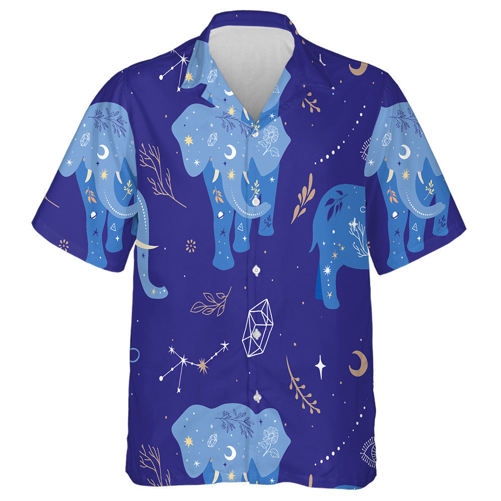 Elephant With Mystical Magical And Astrology Style Hawaiian Shirt, Hawaiian Shirt Gift, Christmas Gift