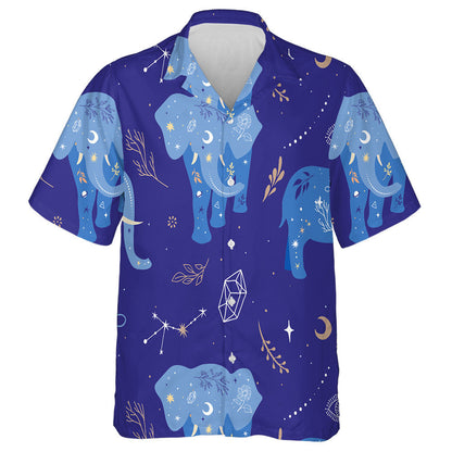 Elephant With Mystical Magical And Astrology Style Hawaiian Shirt, Hawaiian Shirt Gift, Christmas Gift