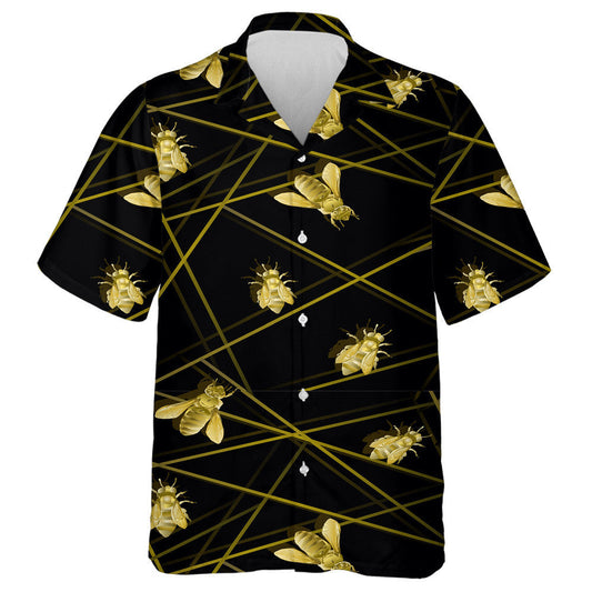 Beacha Óir ag eitilt Samhraidh Nádúrtha Le Línte Geoiméadracha Léine Haváís, Bronntanas Léine Haváíais, Bronntanas Nollag