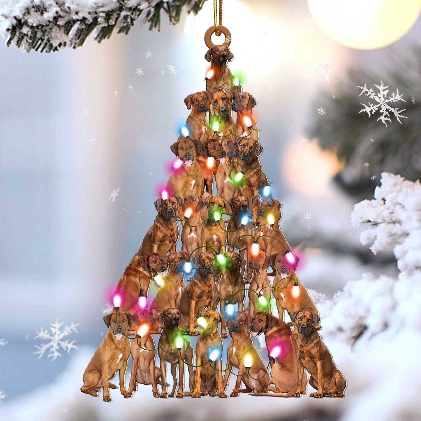 Basset Hound Lovely Tree Gift For Basset Hound Lover Gift For Dog Mom Ornament, Christmas Gift,Christmas Decoration