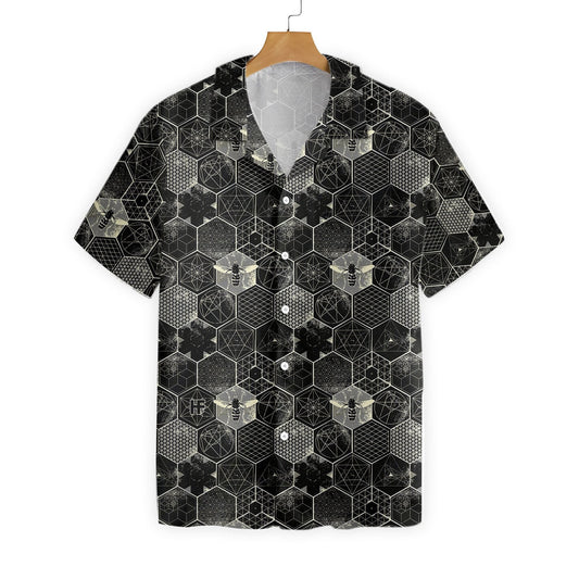 Black And Grey The Honeycomb Conjecture Hawaiian Shirt, Hawaiian For Gift