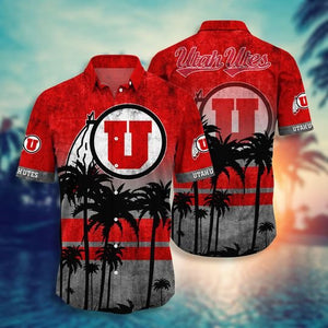 Utah Utes Hawaiian Shirt, Hawaiian Shirt Gift, Christmas Gift