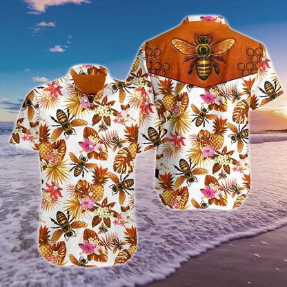 Buy Bee Game Hawaiian Shirt -Hawaiian Shirt Gift, Christmas Gift