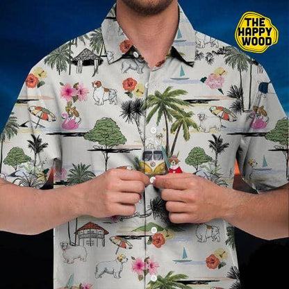 Léine Haváís Clumber Spaniel Léine Haváíais Haváí Trá Retro, Bronntanais Léine Haváís, Bronntanas Nollag