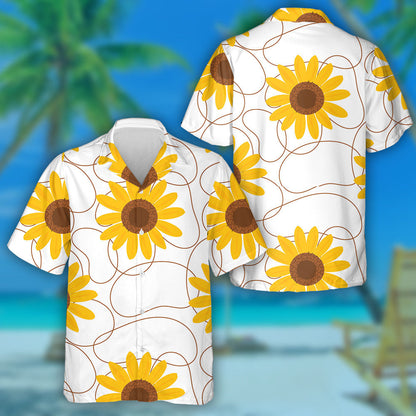 Línte Donn le Lus na Gréine ar Chúlra Bán Léine Haváí, Haváise Don Bronntanas