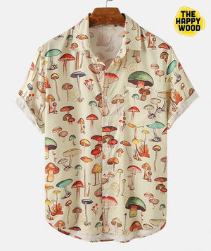 Mushroom Hawaiian Hawaii Shirt, Hawaiian Shirt Gift, Christmas Gift