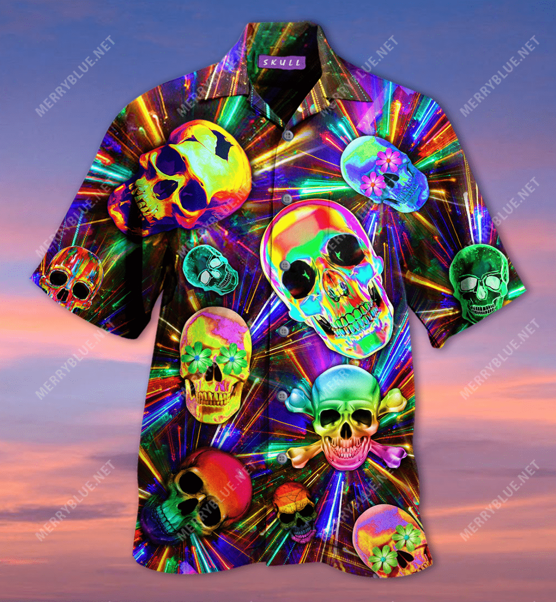 Léine Haváí Colorful Skull, Bronntanas Léine Haváís, Bronntanas Nollag