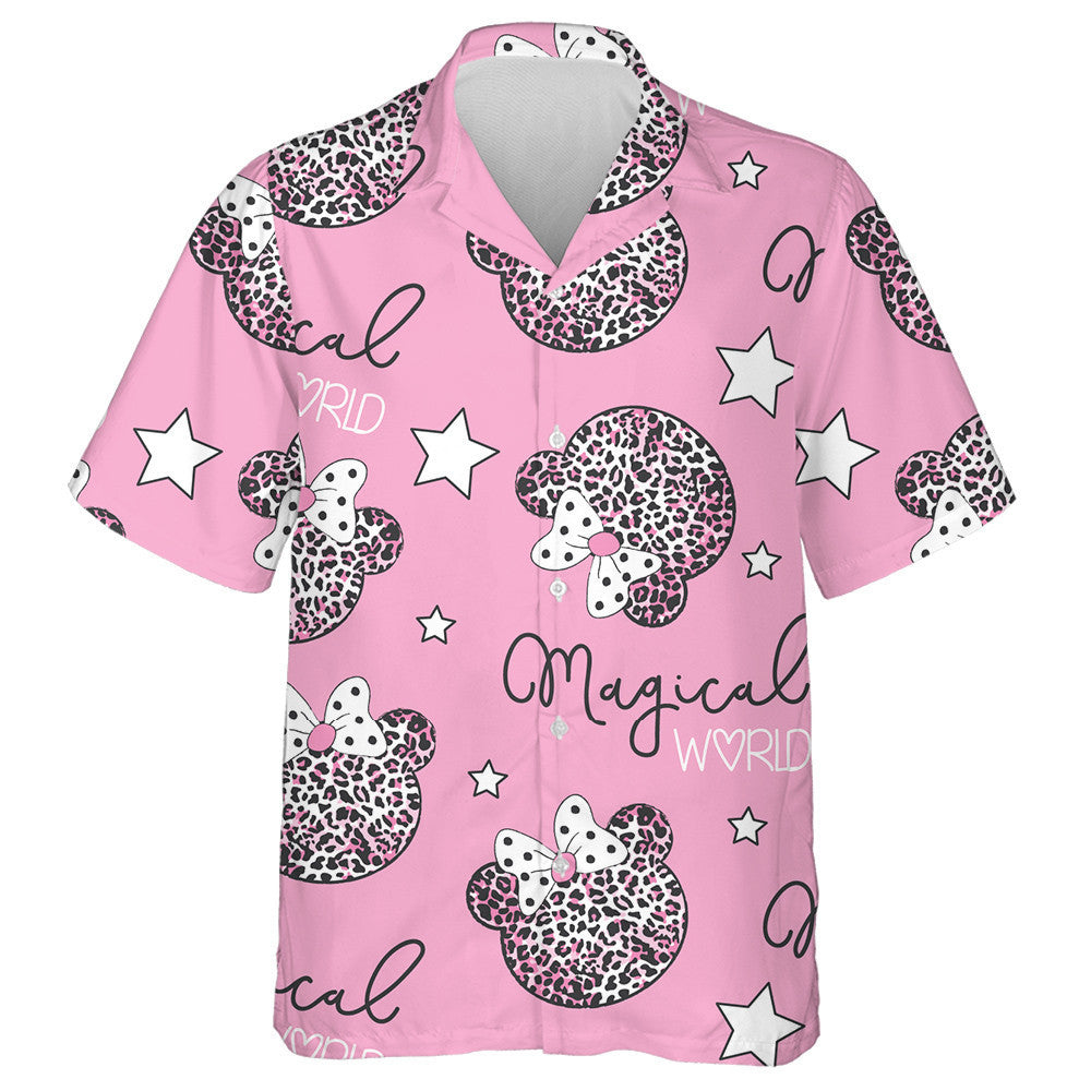 Liopards na hAfraice Fiáin Le Ceann Teddy Bear Léine Haváís Cartún, Bronntanas Léine Haváís, Bronntanas Nollag