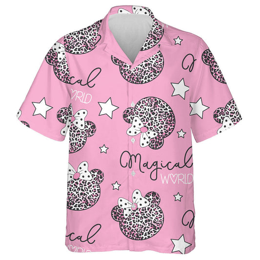 Liopards na hAfraice Fiáin Le Ceann Teddy Bear Léine Haváís Cartún, Bronntanas Léine Haváís, Bronntanas Nollag