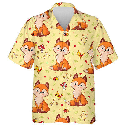 Sionnach Álainn Ar Chúlra Beacáin Agus Éan Léine Haváís, Bronntanas Léine Haváí, Bronntanas Nollag