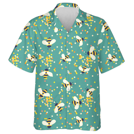 Beacha Cartún gleoite Samhraidh Nádúrtha Ar Léine Haváís Ponc Meala, Bronntanas Léine Haváís, Bronntanas Nollag