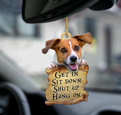 Jack Russell Terrier Get In Jack Russell Terrier Lovers Two Sided Ornament,Christmas Gift,Christmas Decoration