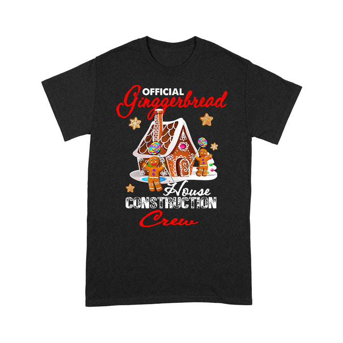 Official Gingerbread House Construction Crew Funny Xmax Gift Tee Shirt Gift For Christmas