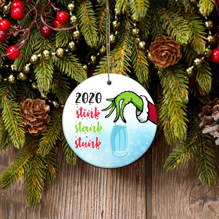 Stink ornament, 2020 Christmas ornament funny Merry Christmas family gift idea