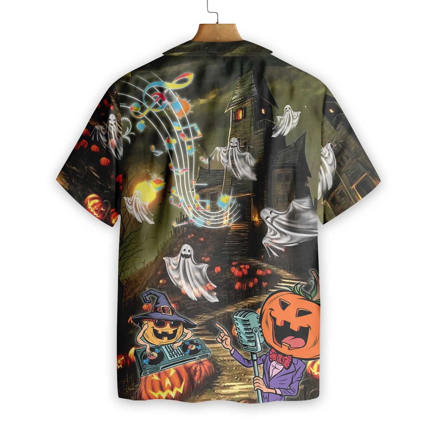 Music Night Halloween Hawaiian Shirt, Halloween Shirt For Men And Women,Hawaiian Shirt Gift, Christmas Gift