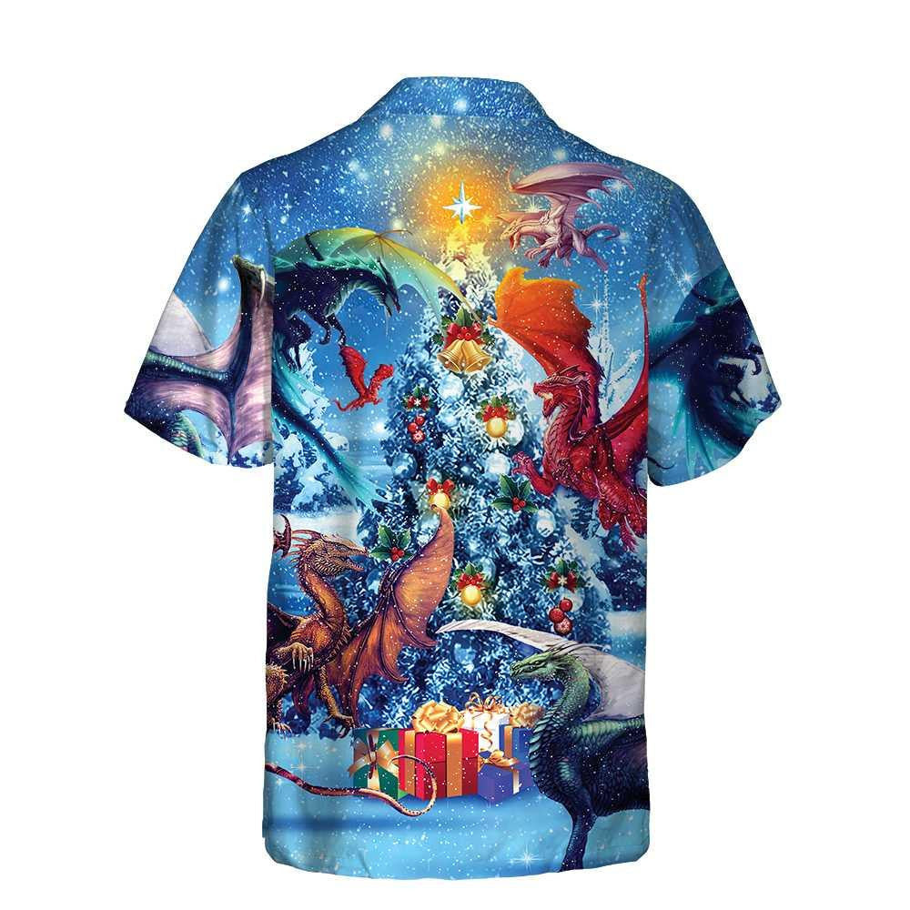 Christmas Dragons Reunion Christmas Hawaiian Shirt, Hawaiian For Gift