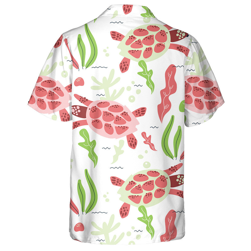 Sea Turtles With Various Marine Animals Hawaiian Shirt,Hawaiian Shirt Gift, Christmas Gift