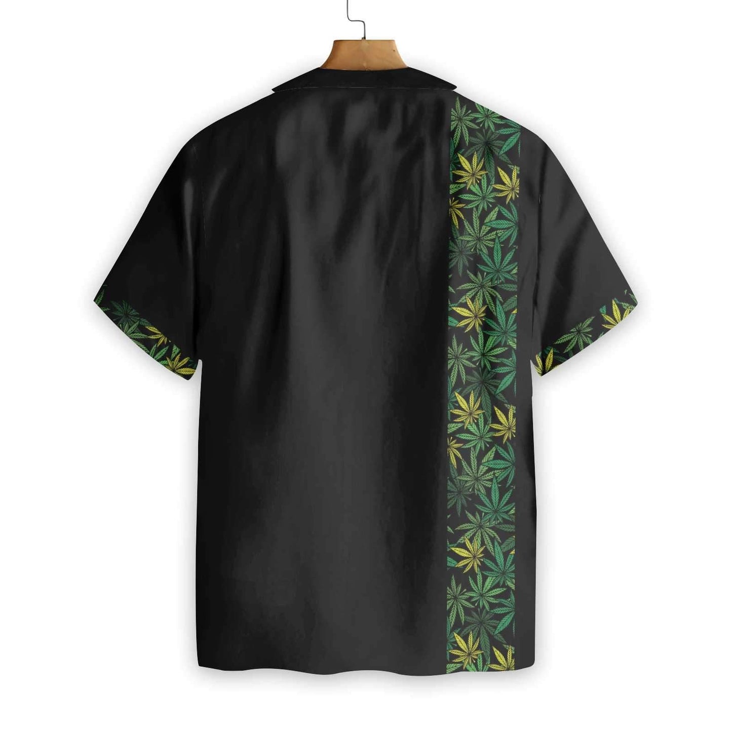 Black Background Retro Cannabis Marijuana Design Hawaiian Shirt,Hawaiian Shirt Gift, Christmas Gift