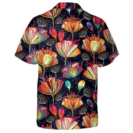 Patrún ildaite de Bhalóga Bláthanna Drúthmhara Léine Haváí tarraingthe le Láimhe, Bronntanas Léine Haváíais, Bronntanas Nollag