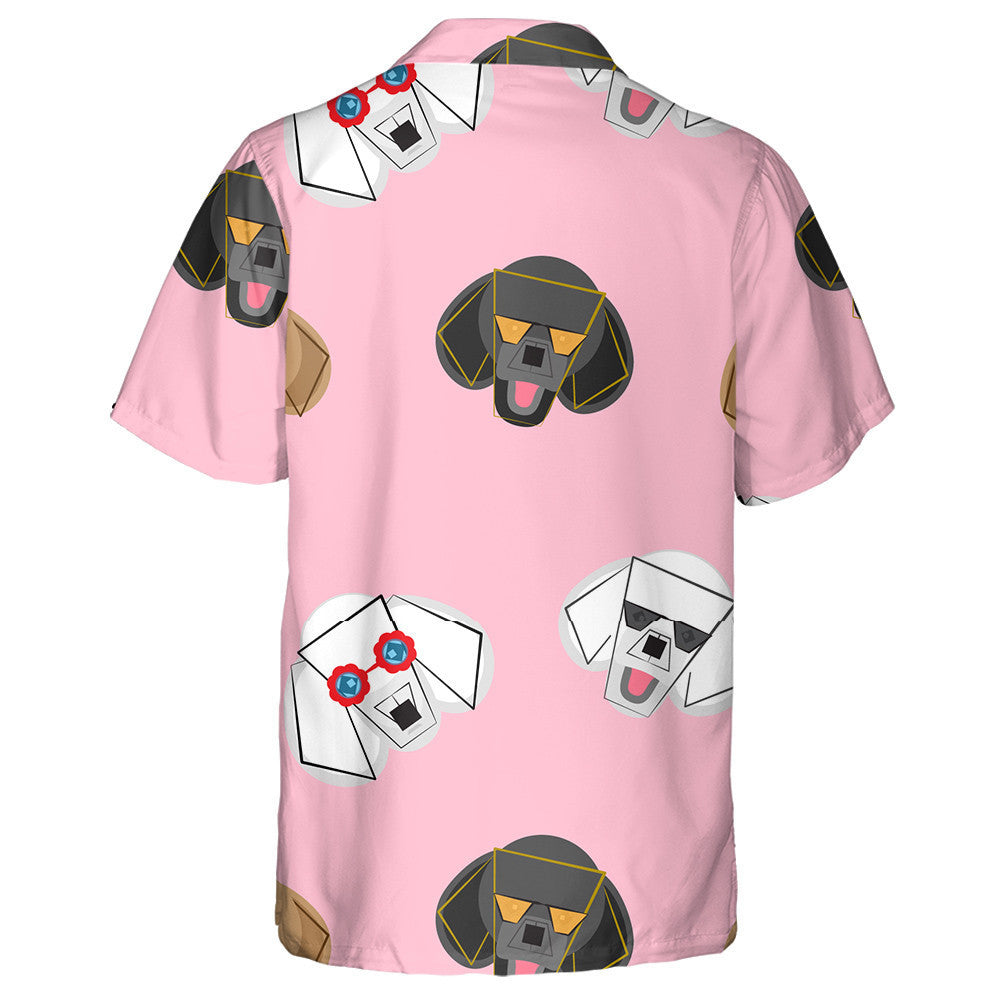 Madra Poodle Cartúin Cool Ar Dheilbhíní Madra Bándearg Léine Haváís, Bronntanas Léine Haváíais, Bronntanas Nollag