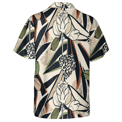 Bláthanna Teibí Láimhe Tarraingthe Le Léine Haváís Liopard, Haváis Don Bronntanas