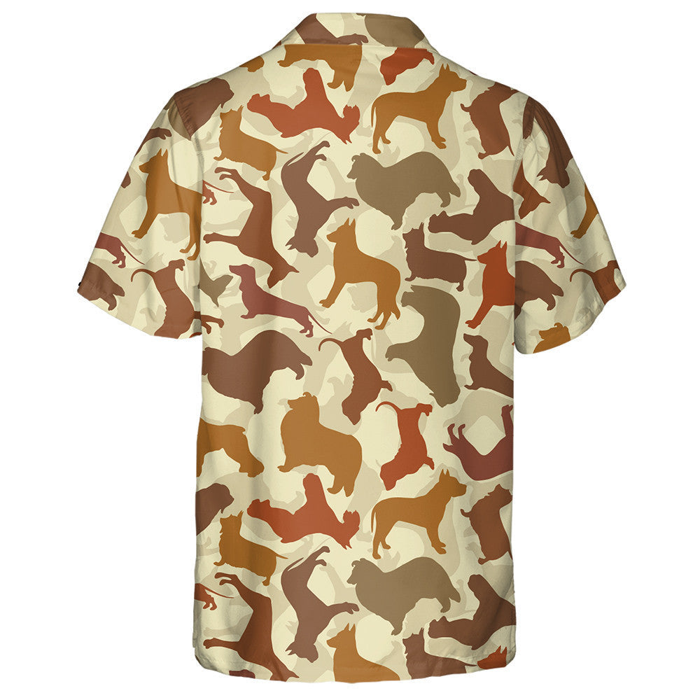 Cartoon Dog With Retro Style Isolated Background Hawaiian Shirt, Hawaiian Shirt Gift, Christmas Gift