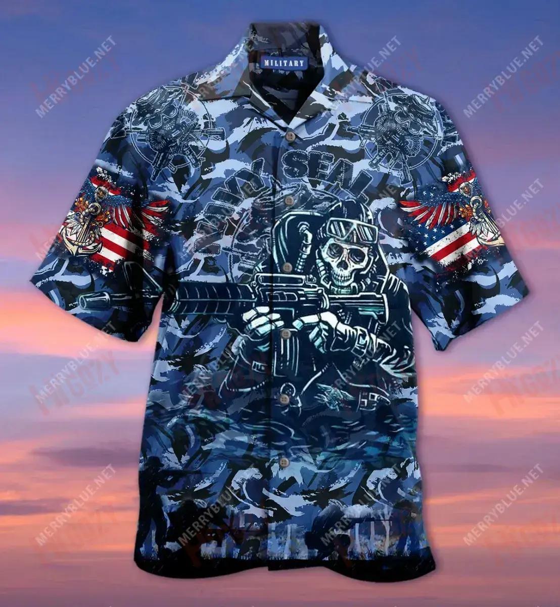 Saighdiúirí Cabhlach Bródúla Léine Gearr Muinchille Samhraidh T Léinte Haváís Léinte Haváise Saincheaptha Patrún Léine Haváís, Bronntanas Léine Haváís, Bronntanas Nollag