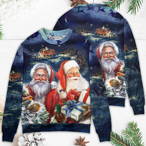 Christmas Santa Claus Snow Ugly Christmas Sweater, Christmas Gift, Gift Christmas 2024