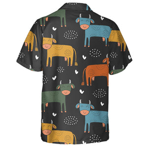 Funny Cows And Animals On The Farm Hawaiian Shirt,Hawaiian Shirt Gift, Christmas Gift