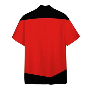 Star Trek The Next Generation Red Uniform Hawaiian Shirt, Hawaiian Shirt Gift, Christmas Gift