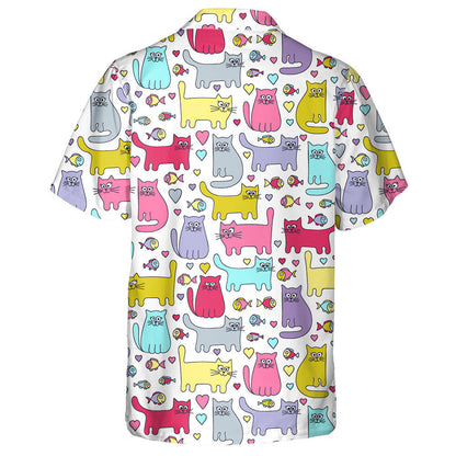 Dathanna Geala Cait agus Iasc ar Chúlra Bán Léine Haváís, Bronntanas Léine Haváíais, Bronntanas Nollag