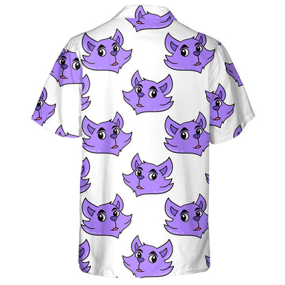 Shocked Wolf Face Great For Summer Vintage Hawaiian Shirt, Hawaiian Shirt Gift, Christmas Gift