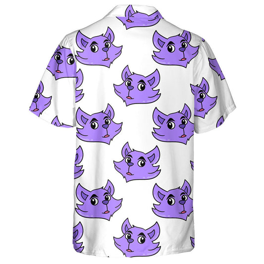 Shocked Wolf Face Great For Summer Vintage Hawaiian Shirt, Hawaiian Shirt Gift, Christmas Gift