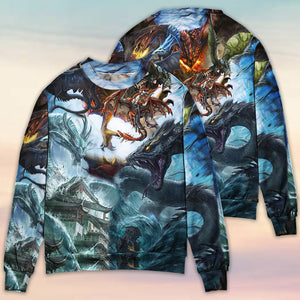 Dragon Battle Of Gods Ugly Christmas Sweater, Christmas Gift, Gift Christmas 2024